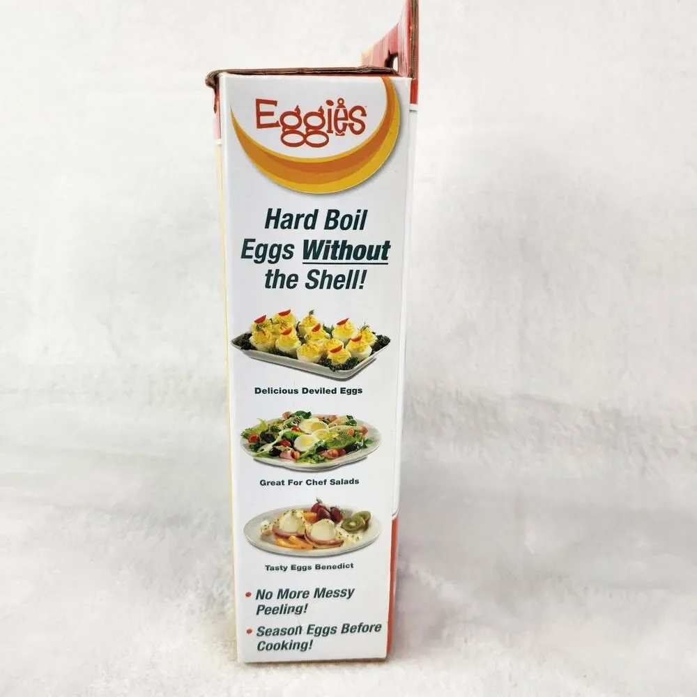 Eggies New Hard Boil Egg Cooker (6) with Bonus Egg White Separator As Seen on TV - Picture 9 of 9